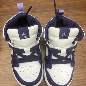 Brand New Purple and White Jordans